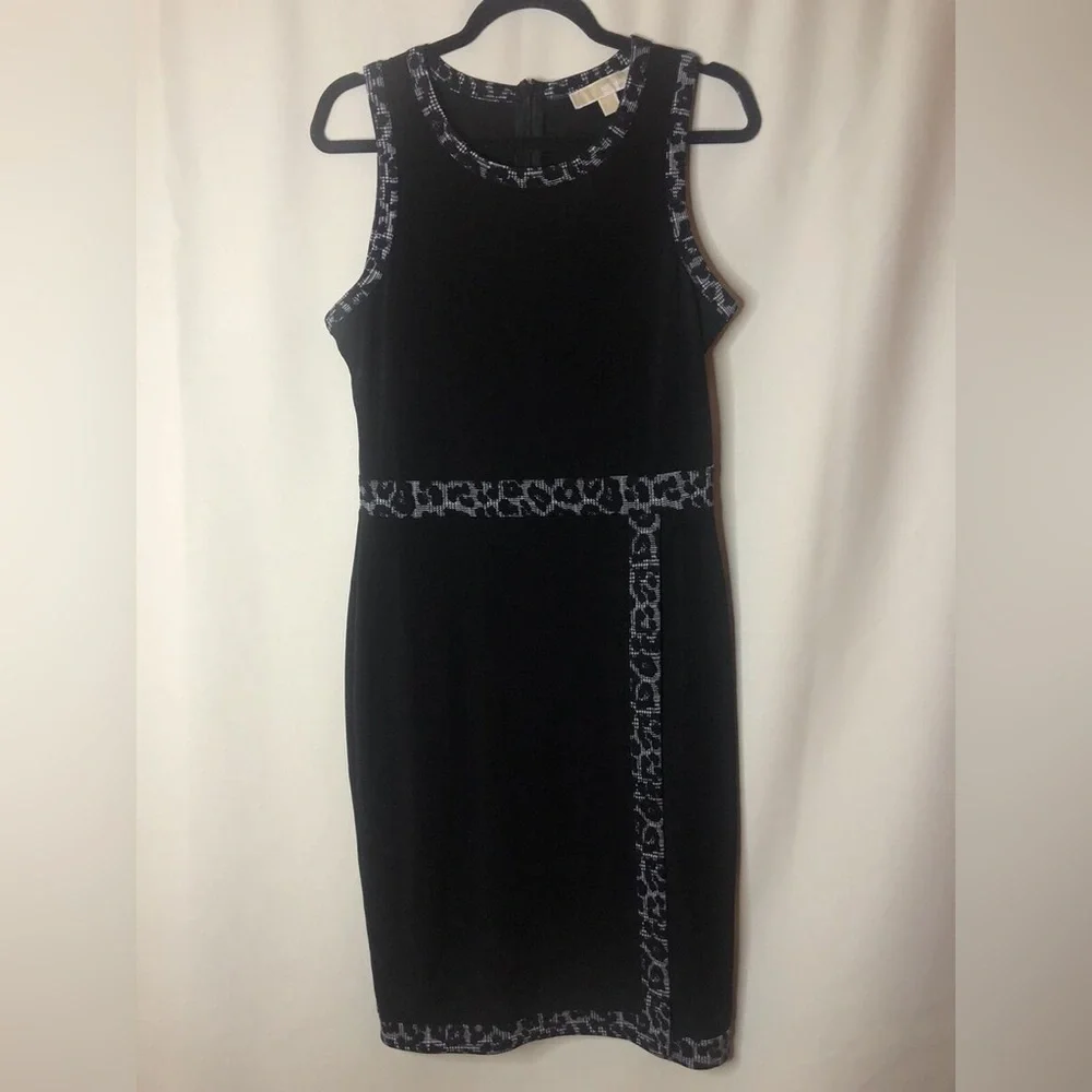 MICHAEL KORS Black Faux Wrap Dress - Small! - Picture 2 of 7